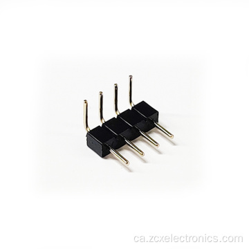 2,54 mm 4p 90 ° connectors de capçalera masculina doblegats